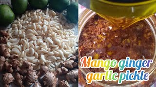 mango ginger garlic pickle #pickle #mango #ginger #garlic @let's enjoy Cooking