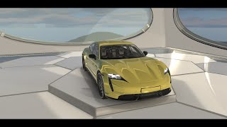 Porsche Taycan 4S 2019 3D Model Review | SCORPYAZILIMMARKET.COM - 3D MODEL SHOP