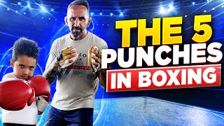 #shorts BOXINGS BEST 5 PUNCHES - HOW TO BOX LIKE A PRO