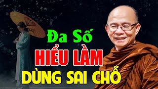 Đa Số HIỂU LẦM Và DÙNG SAI CHỖ Câu Nói "Mọi Sự TÙY DUYÊN" Nghe Để Hiểu | Sư Toại Khanh - Giác Nguyên