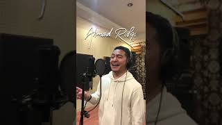 AHMAD RIFQI SUDAH LAMA TIDAK NYANYI | BTS Take Vocal: Setia Menunggumu (Fabio Asher Cover)