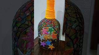 bottle art 2 #shorts #bottleart #art #artist #painting #craft