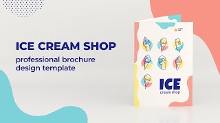 Ice Cream Shop Brochure Template