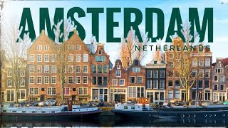 Amsterdam - Netherlands || Walking Tour (4K HD 60fps) || 🇳🇱