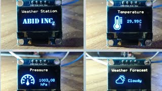 Beginner's Arduino Project | Arduino Weather Station With Bmp280 Tutorial