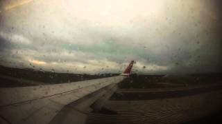 PSatB [TIME-LAPSE] Taxi + take-off Norwegian 737 Barcelona Airport Runway 07R BANKING