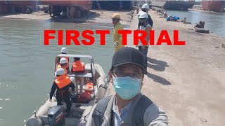 First Trial Autonomous Boat iBoat ITS - Kapal Tanpa Awak