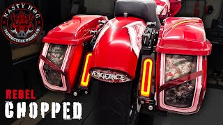 Chopped Fender and Saddlebag Kit for Baggers