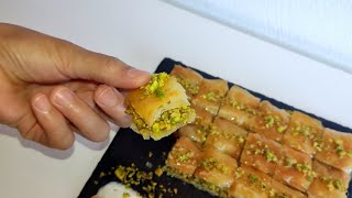 #بقلاوة_بالفستق سهلة للمبتدئين مقرمشة و رائعة #baklava