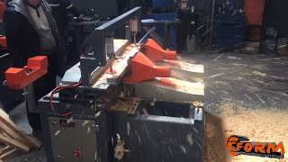 Beam Notching Machine For Stringer Pallets │ Takoz Oyma Makinesi │ FORM MACHINE