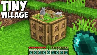 I found this SMALLEST TINY VILLAGE with Villagers in My Minecraft World !!! New Base Challenge !!!