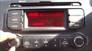 2012 KIA RIO CD PLAYER/STEREO