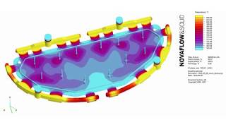 Casting simulation of a prototype aluminium casting