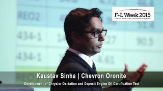 Chrysler Oxidation and Deposit Engine Oil Certification Test | Kaustav Sinha | Chevron Oronite