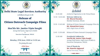 Release of Citizen Outreach Campaign Films - DSLSA