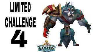 LORD MOBILE - GRIM WOLF LIMITED CHALLENGE STAGE 4 | Fenrir Stage-4 | F2P|Bloodlust STAGE 4 ( 2020) 🐺