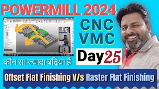 Powermill Offset Flat Finishing & Raster Flat Finishing & Raster Finishing | Powermill #Finishing