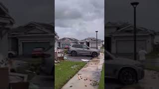 The aftermath of a tornado hitting palm beach Florida during #hurricane  #hurricane #citizen