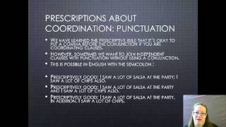 Introduction to English Grammar part 22: Coordination