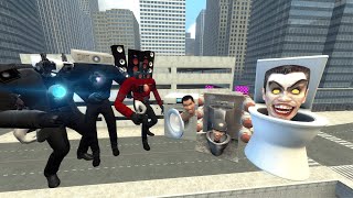 NEW MECHA PROJECTORMAN & CAMERAMAN BOSS VS SKIBIDI TOILET BOSSES!! Garry's Mod