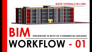 Revit architecture commercial project fast-forward tutorial | part - 01