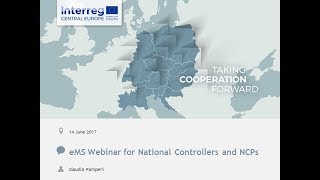 eMS webinar for national controllers and contact points: Part C (Control Section, Update 06/2017)