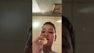 Eating but is white food challenge  #shorts #eat #eating #challenge