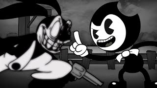 The Cartoon Showdown 🎶 (FNF Untold Loneliness but Bendy Sings It)