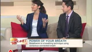 Power Of Breath Interview : Angie Toh and John Stamolous on Channel News Assia