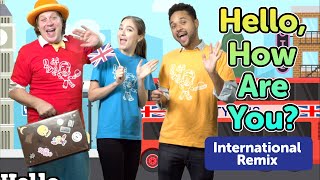 Hello, How are You? International Remix! | Kids Songs | Magicio & Friends | Made by Red Cat Reading