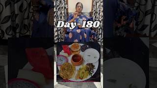 Day-180 My Healthy Brunch routine♥️ #aruvameesaikoduvaparva #vijayalakshmitulasi #weightloss #tasty