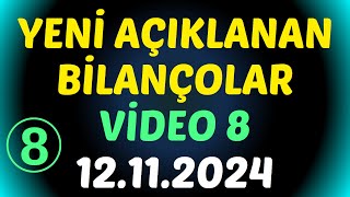 14 YENİ BİLANÇO AÇIKLANDI - VİDEO 8  #borsa #hisse #yorum #bilanço #nthol #gerel #ayes #pamel #suwen