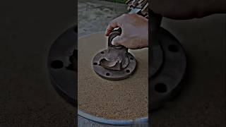 Tin cake #hardware tools #creative handicraft #super stress-relieving #metal casting. Ep:18