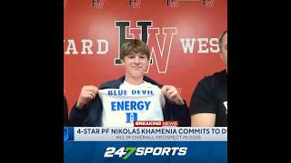 Nikolas Khamenia commits to Duke! 😈💙