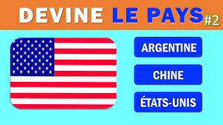 🌍GÉOGRAPHIE🌍 DEVINE LE DRAPEAU #2⎟TESTE TES CONNAISSANCES  SUR LES DRAPEAUX DU MONDE⎟DEVINE LES PAYS