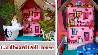 #cardboard doll house,#craftsforkids, #wastematerialcraft