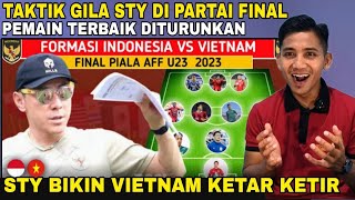 🔴STY BIKIN VIETNAM GEMETAR !! Prediksi Line Up Timnas Indinesia U23 Vs Vietnam FINAL PIALA AFF U23