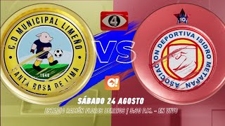 Canal 4 TCS | LMF El Salvador 24/25 CD Municipal Limeño vs AD Isidro Metapán (Jornada 6) Anuncio