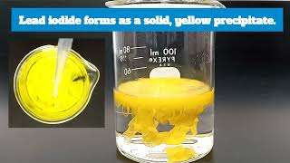 The Fascinating Reaction of Pb(NO₃)₂ + KI