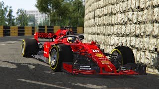 F1 at MACAU! - Assetto Corsa - F1 2019 Ferrari