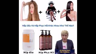 Hấp Dầu Và Hấp Phục Hồi Khác Nhau Như Thế Nào? Có Hai Phương Pháp Hấp Nóng Và Hấp Lạnh(Học Nghề Tóc)