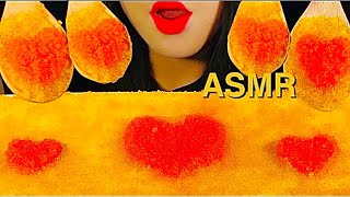 ASMR HEART SHAPED FLYING FISH ROES MASAGO TOBIKO 하트 모양 날치알