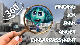 Where are "inside out" charactors ? Finding challenge 360 video #vr360 #360