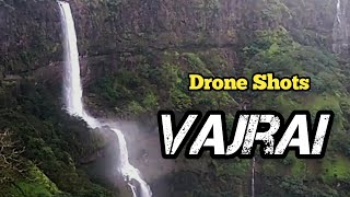 Vajrai Waterfall Satara | वझराई धबधबा | Tallest waterfall of India | Drone Shots