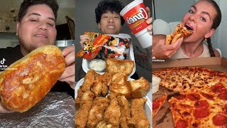 1 HOUR ⚡️Yummy ASMR Mukbang🍕~ TIKTOK Compilation | PART-49