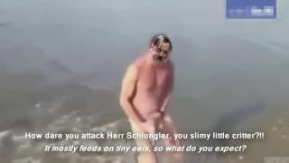 Hitler is attacked by the Fegelfish