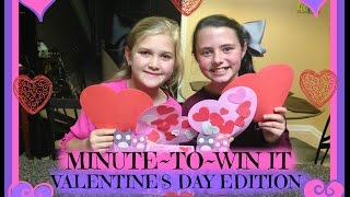 MINUTE-TO-WIN IT CHALLENGE~ VALENTINE'S DAY EDITION