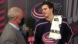 Cole Sillinger 2nd Intermission Interview (Dec. 5, 2021)