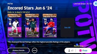 POTW pack opening in efootball 24 🔥 try to get Vini or Musiala or Rodrygo