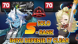 SOLO S-RANK CLEAR!! PEAK M6 Soukaku & M6 Piper Solo Shiyu Defense 17 | Zenless Zone Zero